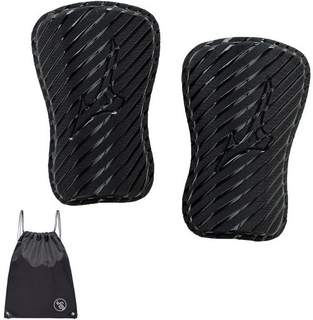 미즈노 소프트 ZR 축구 신가드 정강이보호대 (PGN짐쌕가방 지급), 블랙, 1개