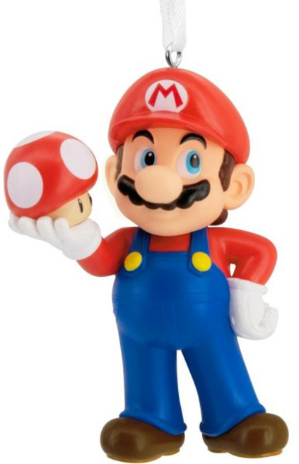 홀마크 슈퍼마리오 마리오 버섯 크리스마스 트리장식 피규어 오나먼트, Mushroom