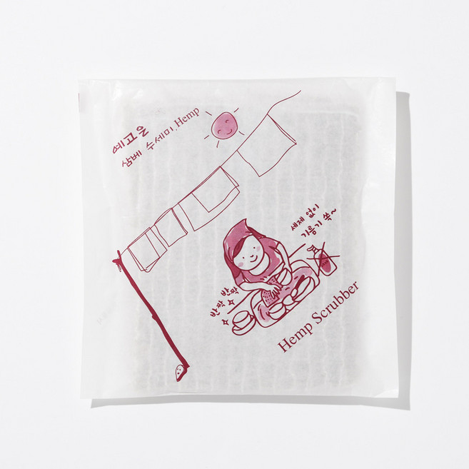 예고은 삼베 수세미 고급형, 1개, 1개