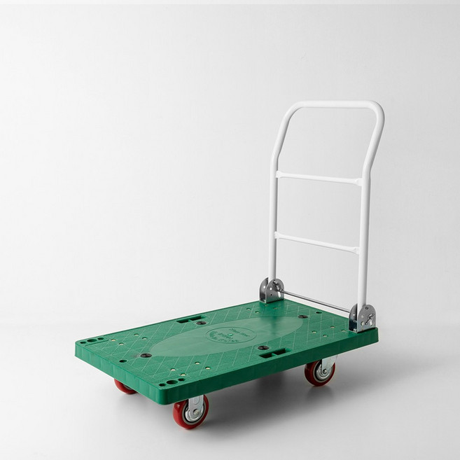 바른생활 구루마 구르마 엘카 밀차 끌차, 일반PVC바퀴, 녹색판