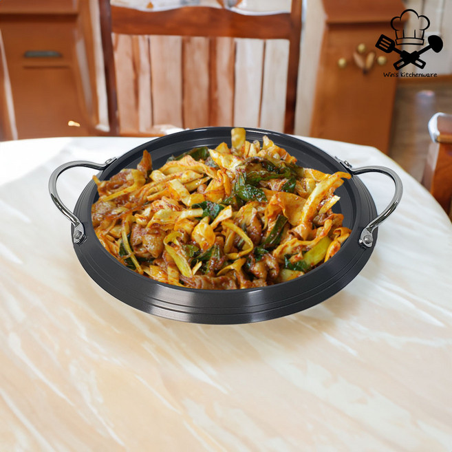 우승주방 국산 경질 뉴 곱창팬 볶음 곱창 떡볶이 팬 업소용, 05. 경질 뉴 곱창팬 34cm, 1개