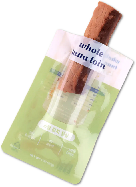 빌리언즈 100% 자연원물 강아지 고양이 스팀 통살 파우치 음수량 간식, 20개, 30g, 참치