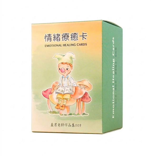 情緒療癒卡 160 張情緒投射與感受表達卡, 1個