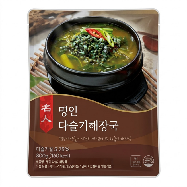 [인포벨]애드크로스 홈쇼핑 김봉찬 명인 올갱이 간편 다슬기해장국 5팩/10팩 부추 간편식 시원하고 진한 아욱국 찌개, 4kg, 1세트