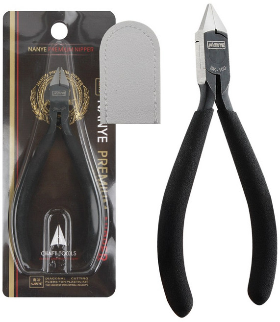 NANYE 궁극 니퍼(중급) SK-100 프라모델니퍼/삼봉/금딱지/외날, 1개