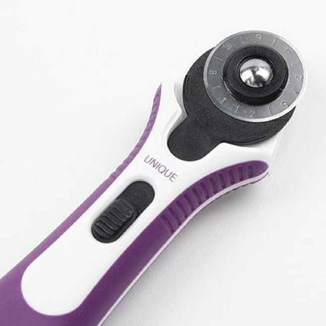 유니크 로터리 커터 45mm, 보라, 1개