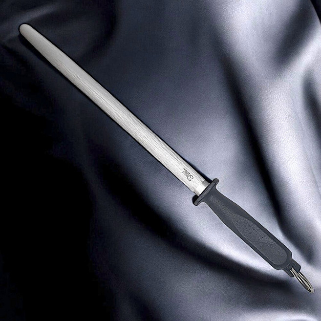 이보 반달 샤프닝강 30cm 반달야스리 정육점칼갈이, 1개