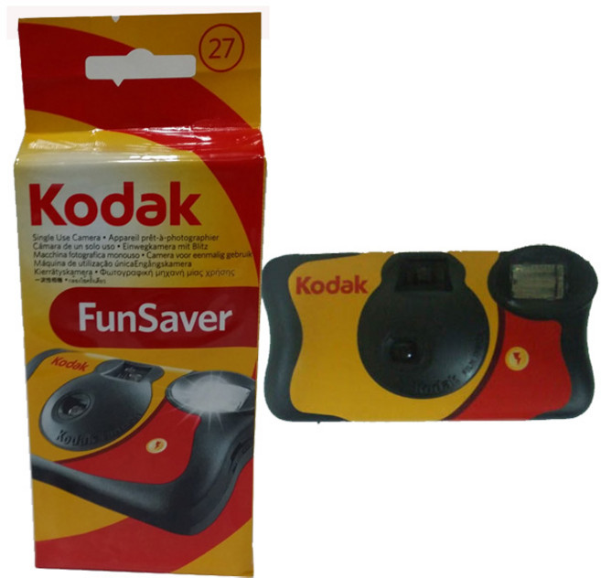 총판/펀세이버 코닥일회용카메라 FunSaver 27장필름내장 1개 맑고흐린날 실내외 언제어디서나, FunSaver 27장