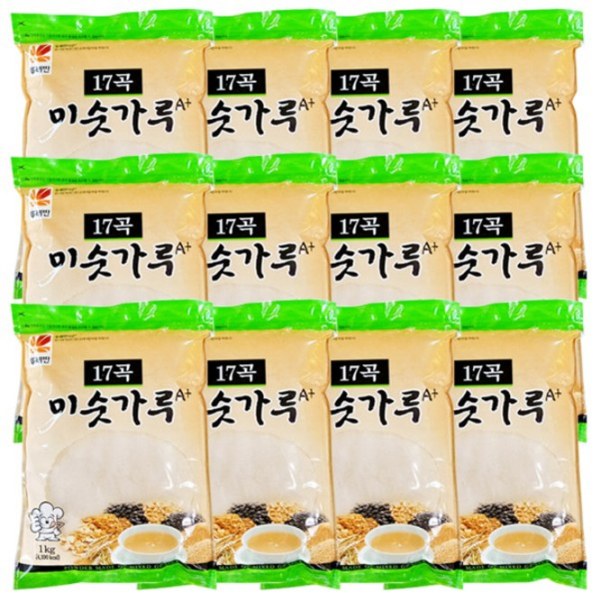 뚜레반 17곡 미숫가루, 1kg, 12개