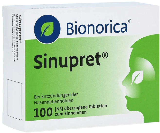 [독일 내수 정품](시우브레트) SINUPRET überzogene Tabletten 100St, 1개, 100정 - 쿠팡