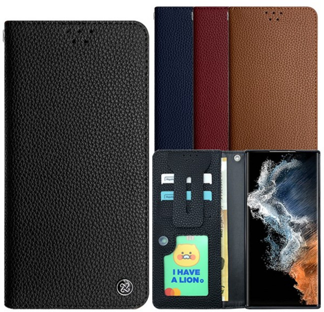 페블 갤럭시S20 전용 G981 S20 5G 천연소가죽 카슬 카드분실방지 패드 뽁뽁이 잠금 플립 휴대폰 케이스