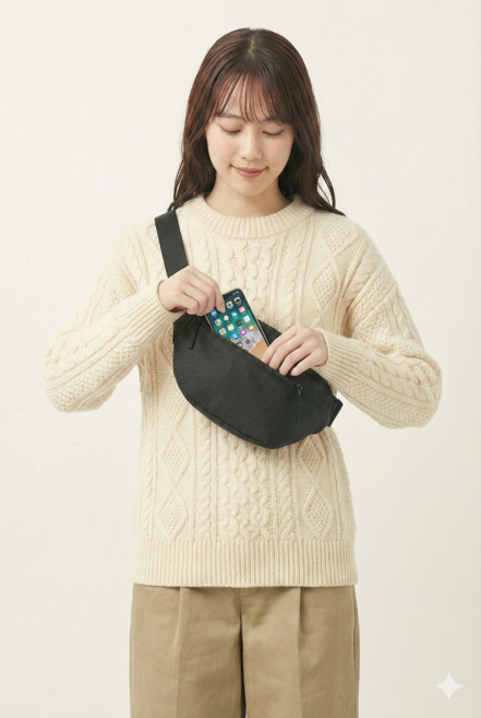 리노베아 남여공용 여행 방수 메신저 크로스백