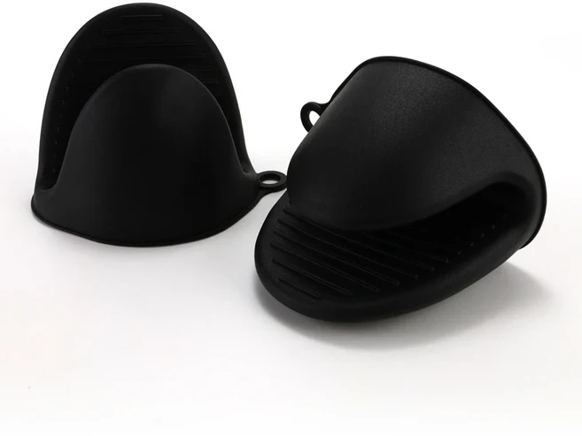 쿠쿠스토어 베이킹 장갑 그릇 및 접시 미끄럼 방지 내열 오븐 전자레인지 에어프라이어 주방 핸드 클립, 02 color C-1pair