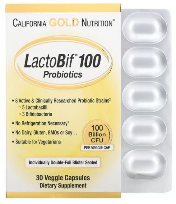 California Gold Nutrition (해외) 캘리포니아 골드 락토비프 1000억 /650억/ 300억 유산균 정품 빠른배송, 1개