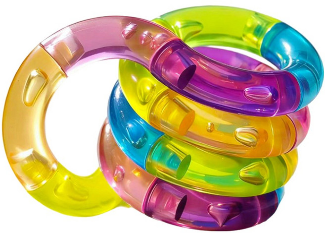 로우브 무소음 피젯 토이, 1개, 퍼플