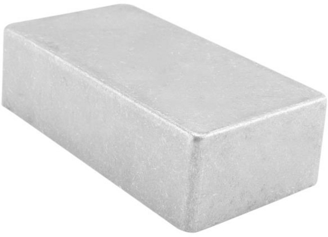 !! 기타 효과 페달 프로젝트용 2pcs 125B/1590N1 알루미늄 케이스 기타 스톰박스 및 페달 인클로저