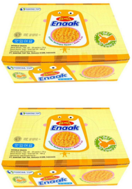 에낙 게메즈 에낙(라면과자16g*30개입)x2개, 480g, 2개