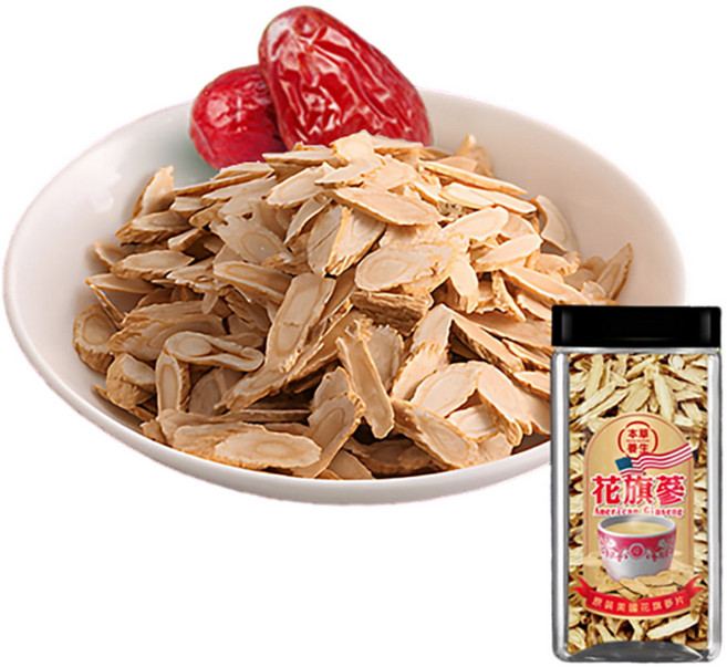 President Brand 美國花旗參切片 足齡好參 滋補養生 方便沖泡, 120g, 1個