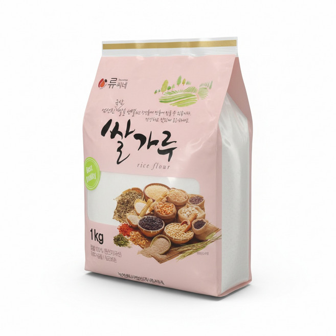 류씨네 쌀가루1kg, 1kg, 1개