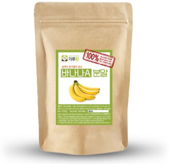 가루랑v 바나나A분말 선식, 200g, 1개