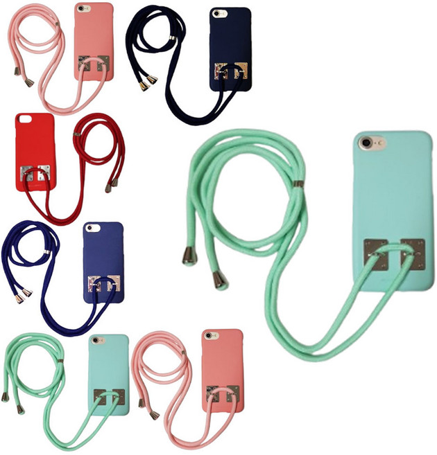 갤럭시 와이드8 M16 5G (M166) 휴대폰 케이스 ( 튼튼한 목걸이줄 스트랩 크로스백 어깨끈 실리콘 젤리 커버 )