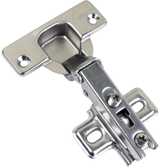 [철물공장] 문주 경첩 110도 아웃도어 세트용 18T 보급형 가구경첩 옷장 씽크 A09/A10, 1개