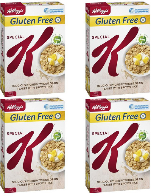 켈로그 스페셜K 시리얼 글루텐프리, 330g, 4개