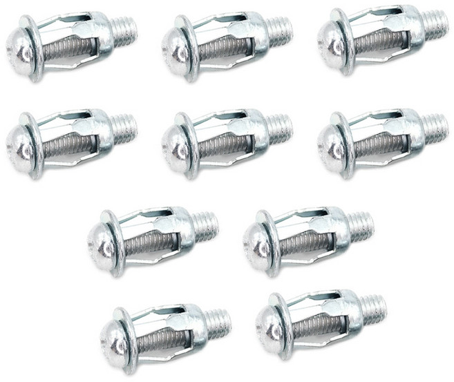 아이베란다 철판고정 석고보드 앙카 잭너트 리벳 꽃잎너트, 10개