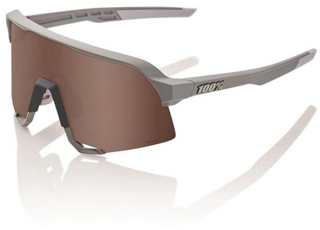 100% S3 LE Elly 24 선글라스 - 유광 블랙 매트 레드 히퍼 파이어 레드 미러_168733, Soft Tact Stone Grey - Hiper C