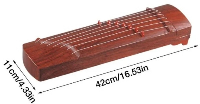 가야금 아쟁 거문고 Guzheng 손가락 훈련 초보자 연습 중국 현악기 모델 뮤지컬 장난감, 1개