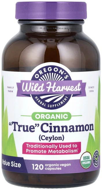 Oregons Wild Harvest 시나몬 계피 캡슐 120정, 1개 - 쿠팡