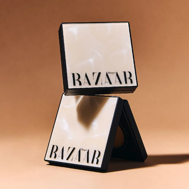 HARPERS BAZAAR 더 블랙 래디언스 쿠션 (본품리필 택1), 23 뉴트럴 베이지 (리필) - 쿠팡