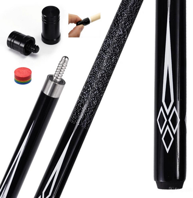 하이앤드 2026 NEW 당구큐대 카본상대 개인큐 큐케이스 세트, 블랙, 1개