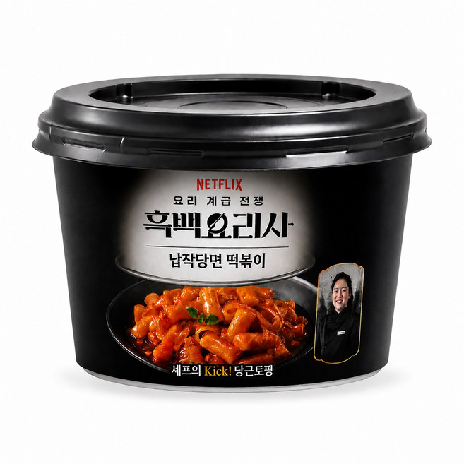 씨제이 흑백요리사 납작당면 떡볶이 (윤주모), 175g, 6개
