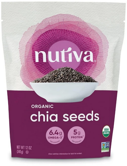 누티바 치아 씨드 블랙, 340g, 1개 - 쿠팡