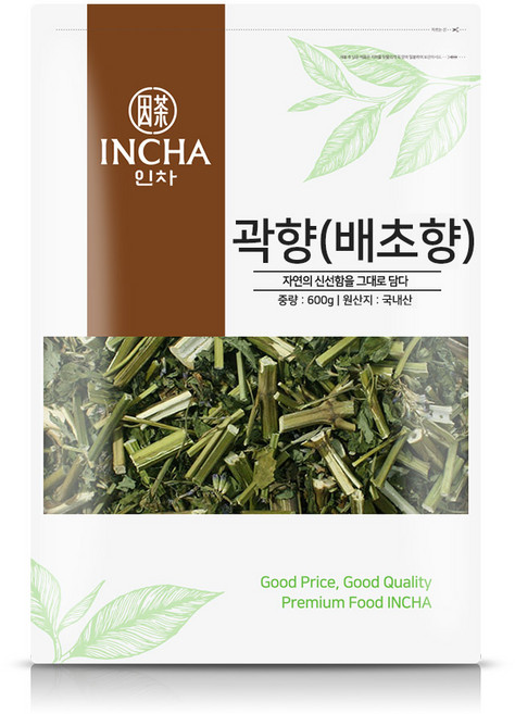인차 국산 곽향 곽향차 배초향 방아잎, 1개, 600g