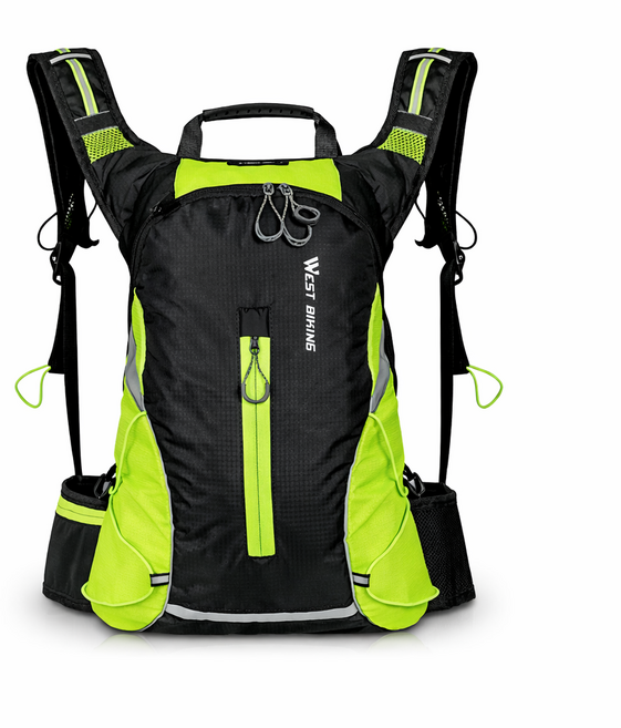 아띠꼴로 자전거 가방 라이딩 배낭 싸이클 헬멧 백팩 16L, 그린