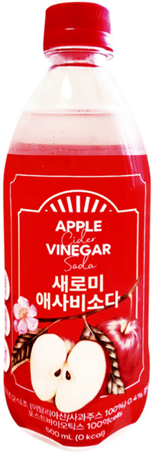 새로미 애사비 소다, 24개, 500ml