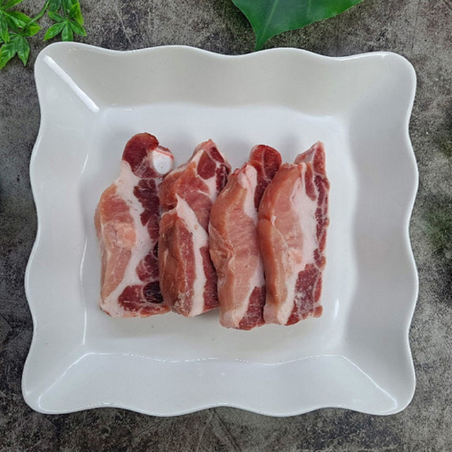 멕시코 돼지갈비 찜갈비 김치찜 바베큐 3.5cm(바베큐용) 2kg, 1개