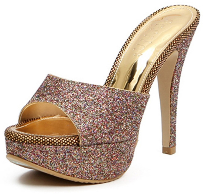 세리즈 가보시 슬리퍼 하이힐 12cm