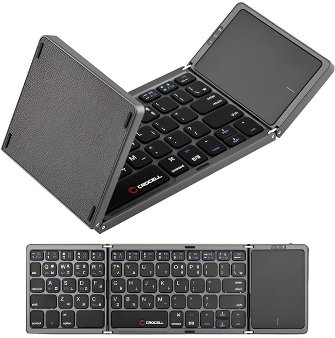 블루투스 무선 접이식 키보드 터치패드 휴대용 태블릿 PC 패드 노트북 스마트폰 연동 키보드