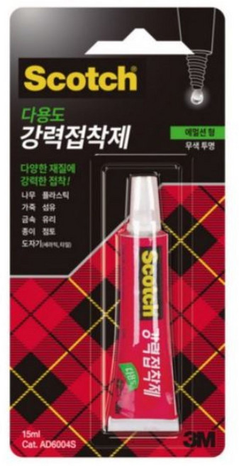 3M 스카치 다용도 강력접착제 AD6004S 에멀션타입 15ml, 1개