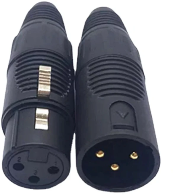 YYDS Wearproof 3Pin 커넥터 E-자전거 오디오 케이블용 3핀 남성 여성 잭 플러그, 01 for MF