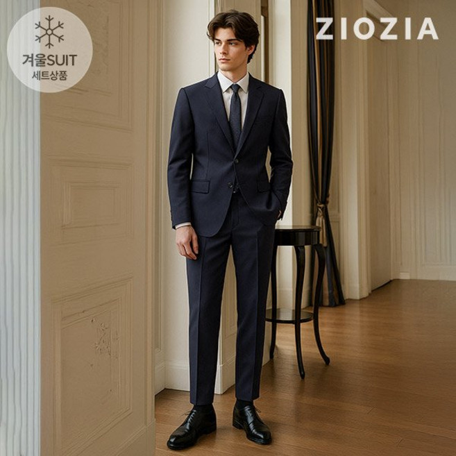 지오지아 데일리 네이비 미라클 정장세트 (AED4SB1201_AED4SP1201_DNV) 3126598