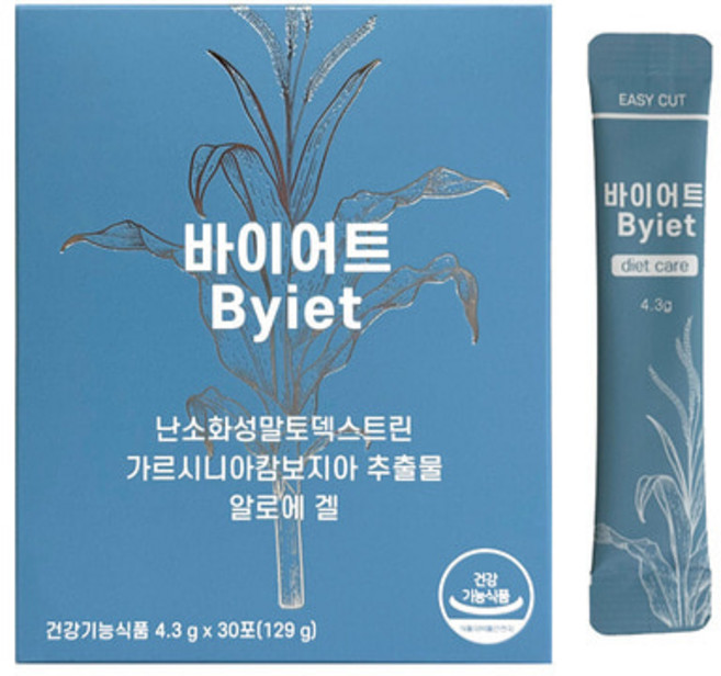 바이어트 다이어트 보조제 가르시니아750mg, 1개, 30정