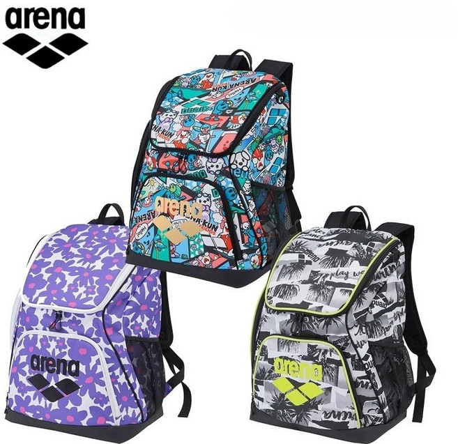 아레나 arena 수영 가방 배낭 백팩 35L 2025 AS5SBP31U, BKYL블랙옐로우