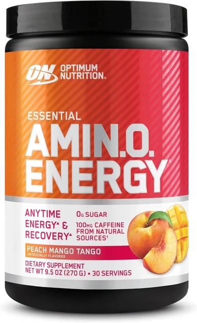 OPTIMUM 옵티멈 ON 아미노 에너지 Essential Amino Energy 30회 피치망고 BCAA 카 - 쿠팡