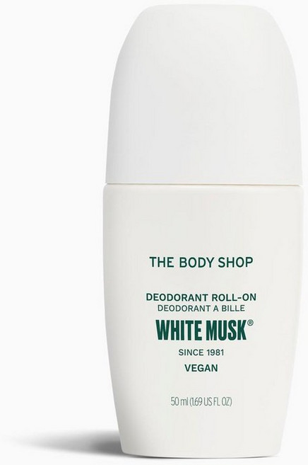 호주 더바디샵 The Body Shop White Musk® Deodorant 화이트 머스크 데오드란트 롤온, 2개, 50ml