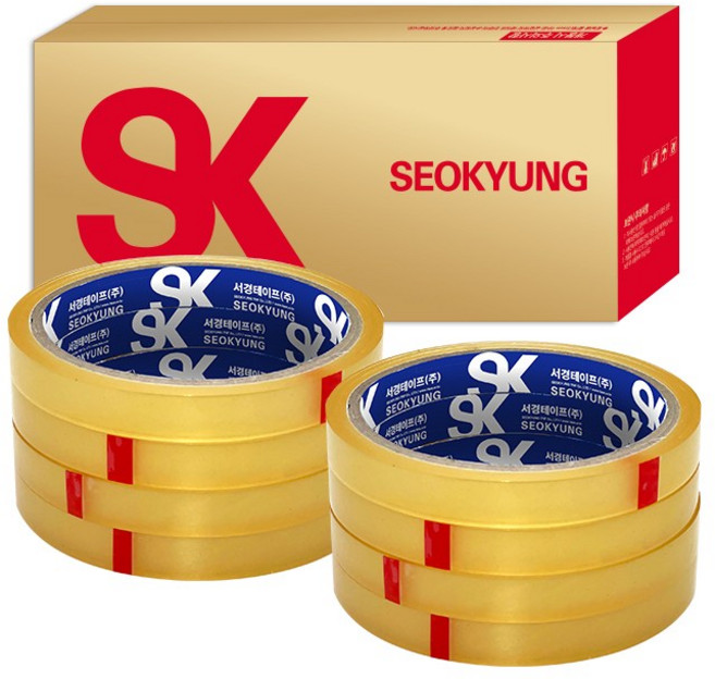(주)서경 초강력 셀로판 테이프, 투명, 200개