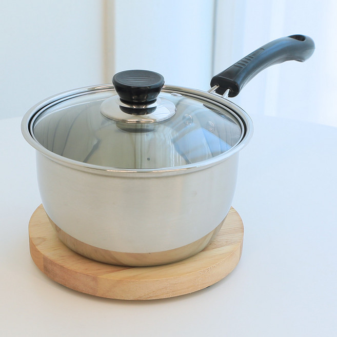 원목 냄비받침 냄비받침대 17cm 2개 묶음